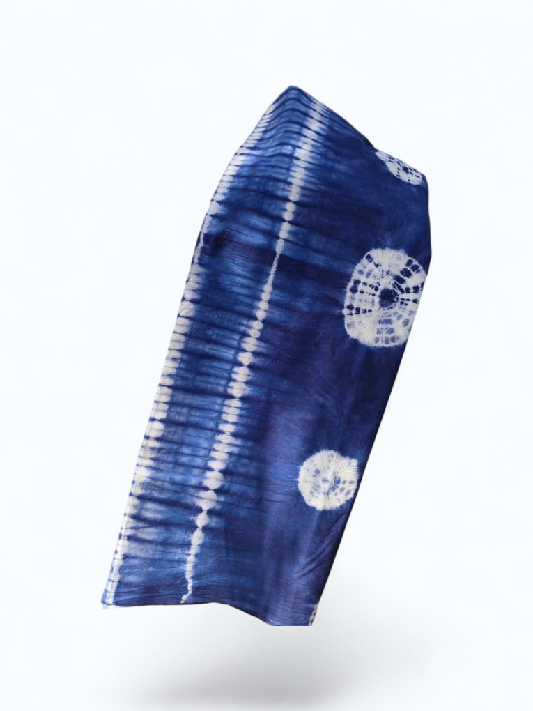 Pagne teinté Indigo rosace