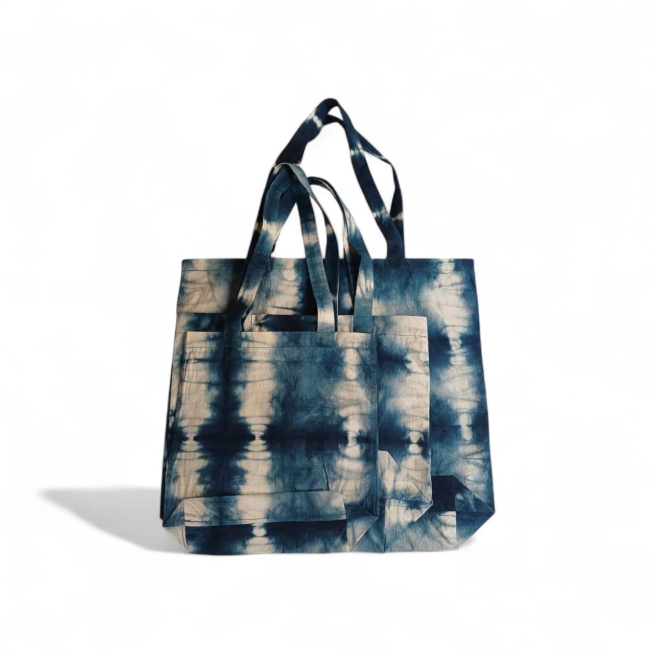 Sac de courses Pagne Batik Indigo