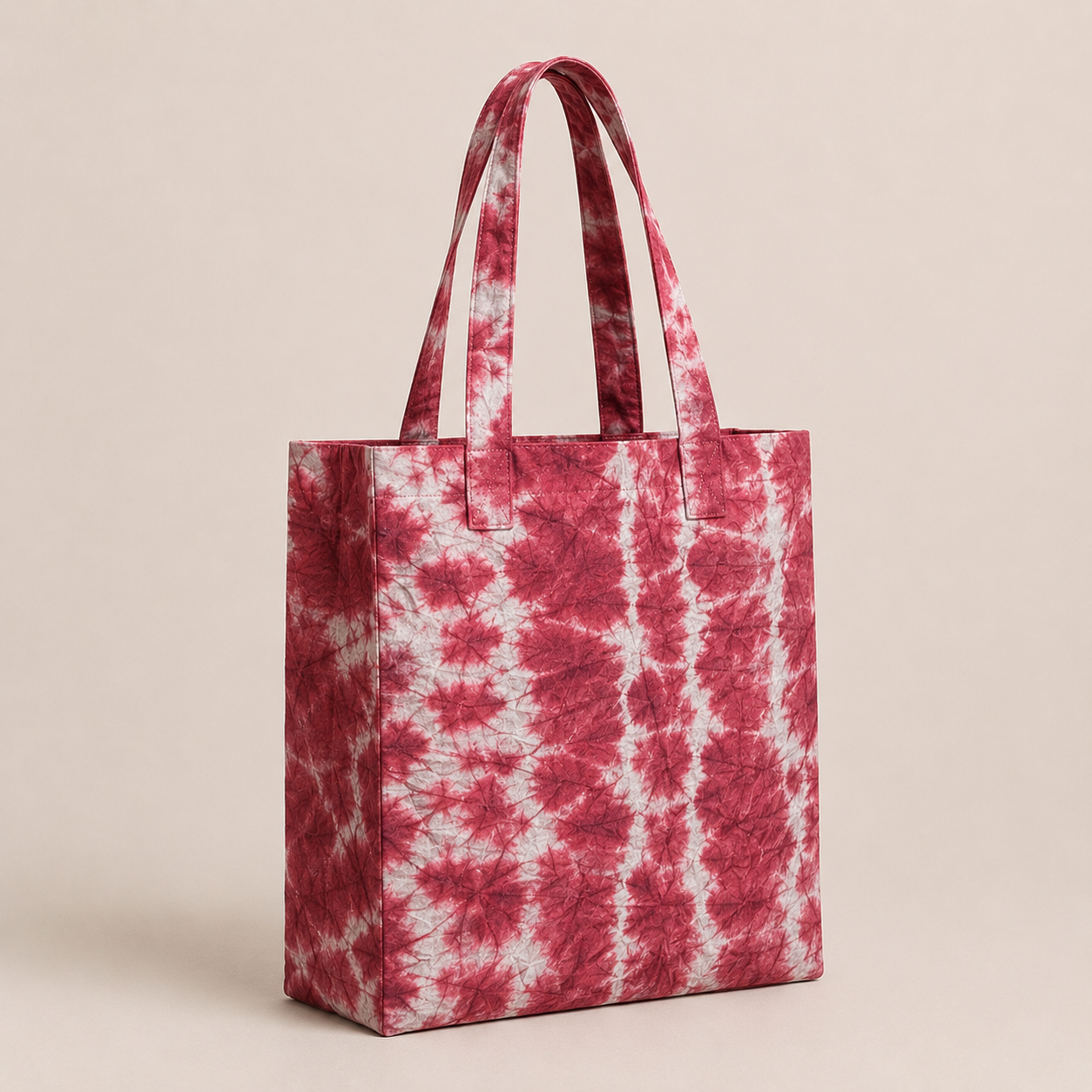 Abikè Tote Bag – Rouge – motif batik